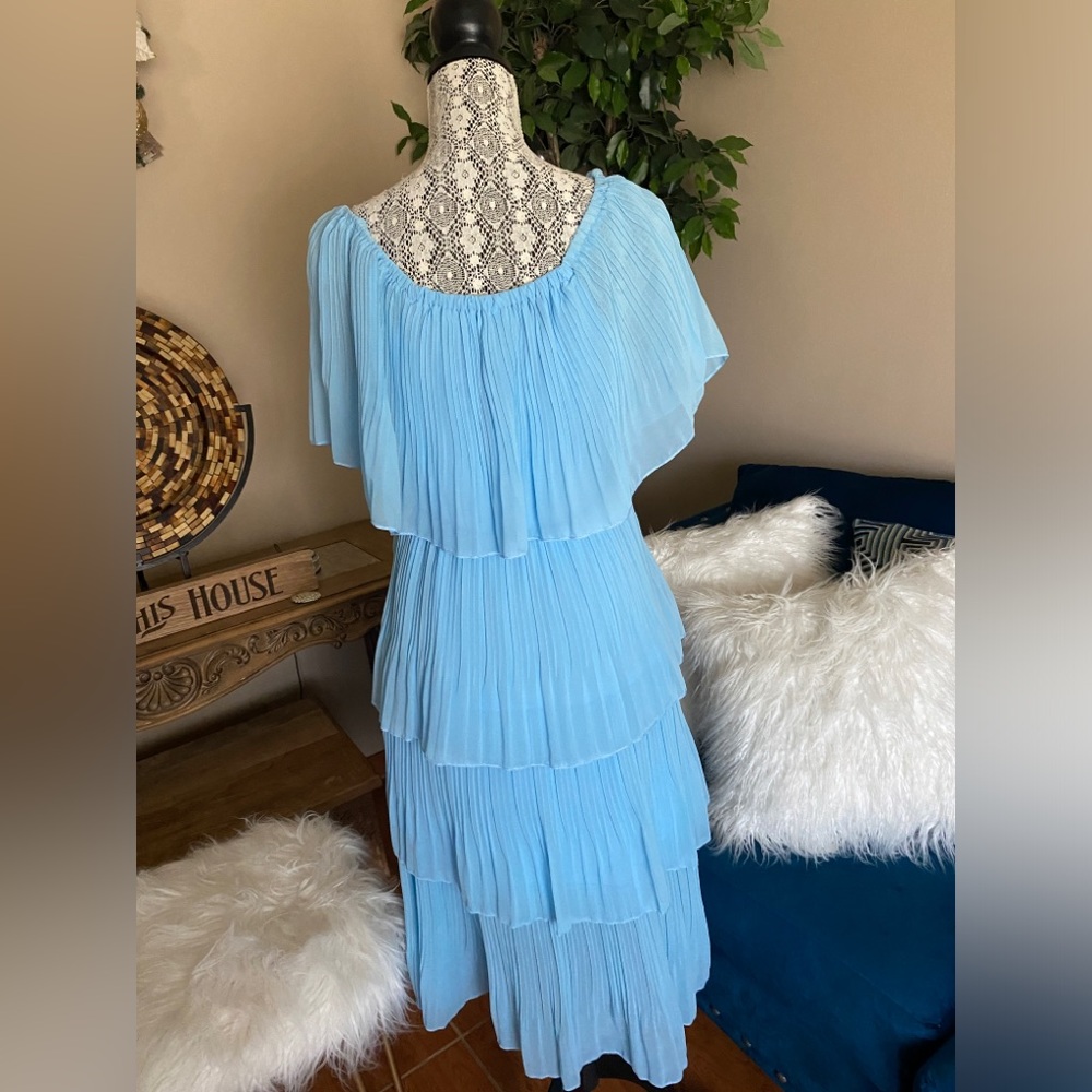 #306 Chiffon Ruffle Dress - Picture 5 of 5